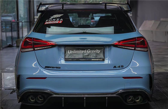Nuevo producto Kit de carrocería de fibra de carbono para Mercedes CLA45S W177 CLA45S W177 Fibra de carbono de la pala delantera