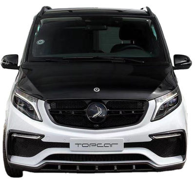 Kit de carrocería para Benz Vito V260 FRP + Materiales de fibra de carbono Vito V260 Modernizado estilo TOPCAR Kit de carrocería de parachoques delantero y trasero