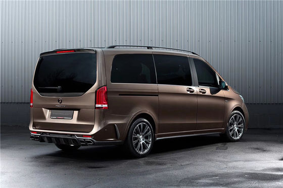 Kit de carrocería para Benz Vito V260 FRP + Materiales de fibra de carbono Vito V260 Modernizado estilo TOPCAR Kit de carrocería de parachoques delantero y trasero
