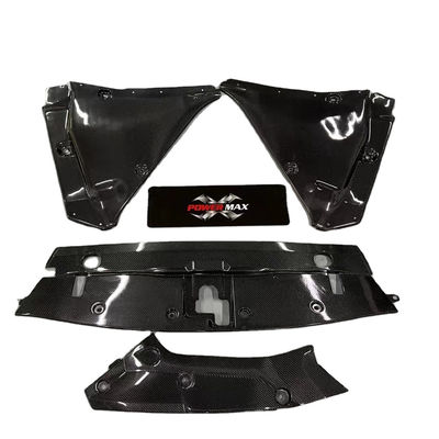 2007- 150 mm Nissan Body Kit GTR R35 Fibra de carbono Escudo del motor Protector de la batería Antifrijo