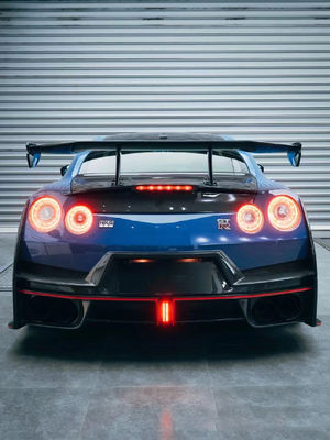2024 Nissan GTR cuerpo kit de reemplazo Nismo estilo spoiler coche delantero trasero capó