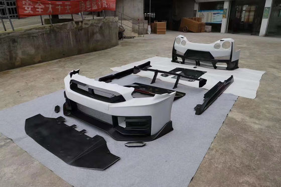 2024 Nissan GTR cuerpo kit de reemplazo Nismo estilo spoiler coche delantero trasero capó