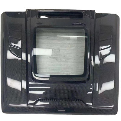 Para el Benz Clase G W463 W464 Capó de fibra de carbono G500G55G63G350 IMP Portada de la máquina de estilo transparente