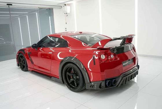GTR R35 Nissan Body Kit Fibra de carbono KP estilo parachoques parachoques delantero