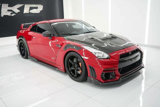 GTR R35 Nissan Body Kit Fibra de carbono KP estilo parachoques parachoques delantero