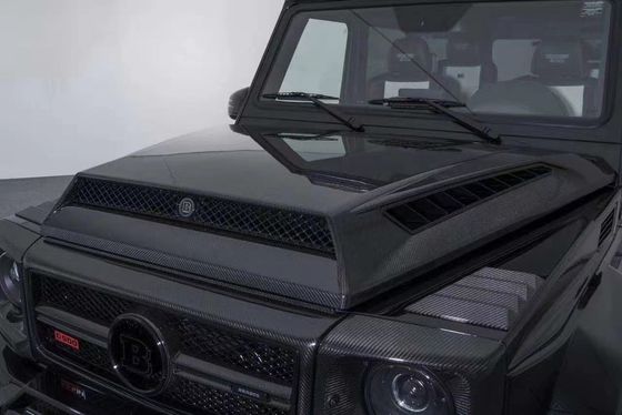 Para Benz Clase G W463 G500 G550 G63 tapa de la máquina de fibra de carbono W463 mejorada B900 estilo de capucha
