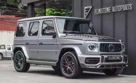 Para la clase Benz G W464 W463 G500 G550 G63 G350 tapa de máquina de fibra de carbono W464 W463 Upgrade Topcar Style