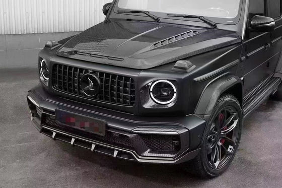 Para la clase Benz G W464 W463 G500 G550 G63 G350 tapa de máquina de fibra de carbono W464 W463 Upgrade Topcar Style
