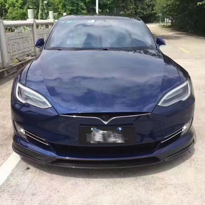 Venta del kit de cuerpo de fibra de carbono del modelo S para el modelo S Wide Bodyki de fibra de carbono delantera de la pala trasera del difusor Spoiler