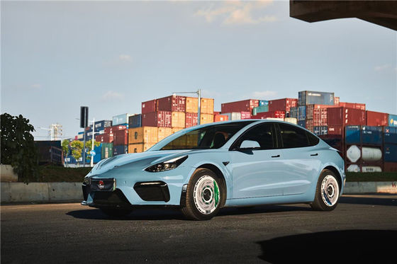 Repuestos de automóviles para el Tesla Model 3 Kit de carrocería Material de plástico PP MODELO 3 Kit de carrocería de parachoques delanteros de estilo GT4 mejorado
