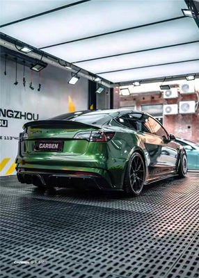 FPR 2019 Spoiler For Tesla Model 3 Body Kit 2022 ACP Estilo delantero y parachoques traseros