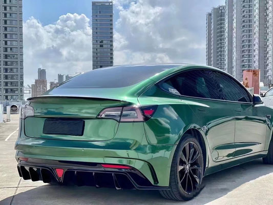 FPR 2019 Spoiler For Tesla Model 3 Body Kit 2022 ACP Estilo delantero y parachoques traseros