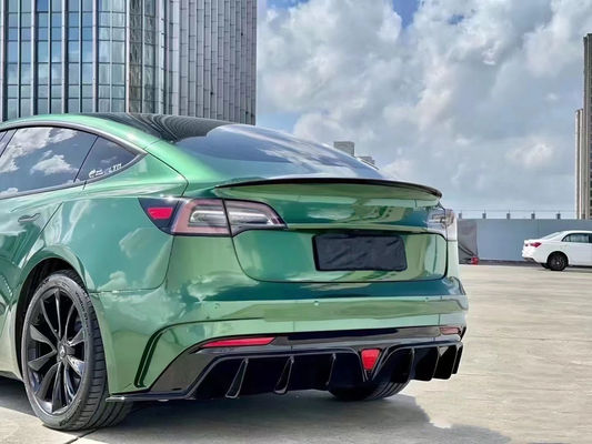 FPR 2019 Spoiler For Tesla Model 3 Body Kit 2022 ACP Estilo delantero y parachoques traseros
