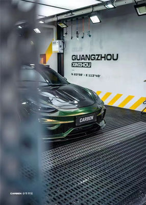 FPR 2019 Spoiler For Tesla Model 3 Body Kit 2022 ACP Estilo delantero y parachoques traseros