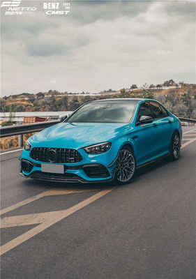 Compartimientos para automóviles Kit de carrocería de fibra de carbono para Mercedes E63S 2021 E63s Kit de carrocería de difusores de fibra de carbono para automóviles