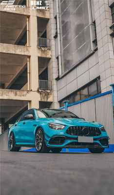 Compartimientos para automóviles Kit de carrocería de fibra de carbono para Mercedes E63S 2021 E63s Kit de carrocería de difusores de fibra de carbono para automóviles