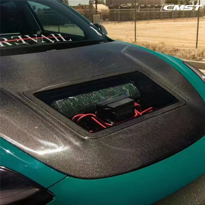 146cm Modelo 3 Kit de cuerpo de Tesla Capó de plástico transparente de fibra de carbono