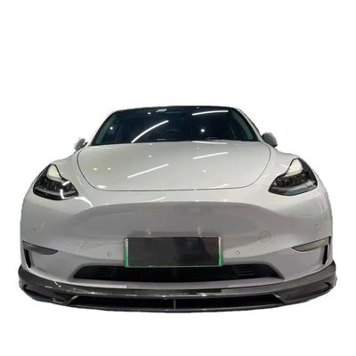 Blanco brillante Modelo Y de cuerpo ancho Difusor trasero personalizado Parachoques de fibra de carbono seca