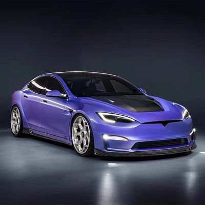 El equipo de cuerpo del estilo Vors Tesla 2013 - 2016 Tesla Model S Spoiler Hood Side Skirt