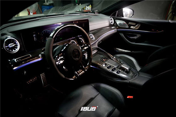 Repuestos de automóviles para Mercedes AMG GT50 GT53 GT63 Panel de control del centro de fibra de carbono