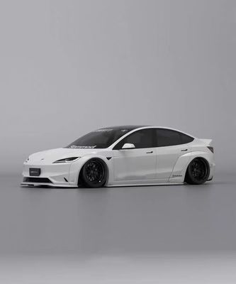 2020- Kit de cuerpo de Tesla Resina Fibra LB Estilo Tesla Modelo 3 Spoiler Difusor de labios delantero