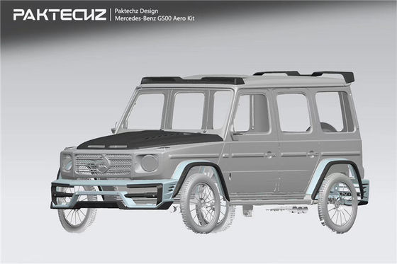 Repuestos de automóviles para Mercedes W464 G500 G63 Kit de carrocería W464 G500 G63 Modernizado estilo Paktechz Frente y trasero capó del parachoques