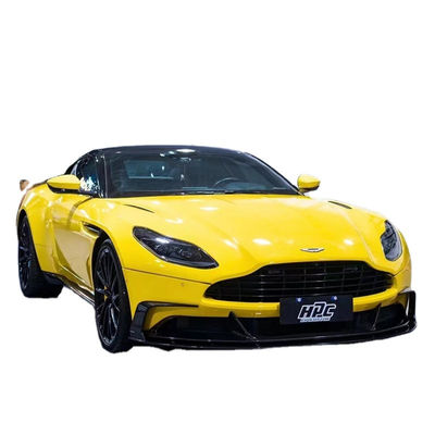 Para el Aston Martin DB11 Fibra de carbono Kit de cuerpo DB11 Modernizado estilo PK Fibra de carbono delantera del difundidor de labios Spoiler Hood