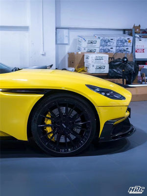 Para el Aston Martin DB11 Fibra de carbono Kit de cuerpo DB11 Modernizado estilo PK Fibra de carbono delantera del difundidor de labios Spoiler Hood