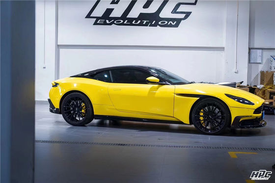 Para el Aston Martin DB11 Fibra de carbono Kit de cuerpo DB11 Modernizado estilo PK Fibra de carbono delantera del difundidor de labios Spoiler Hood