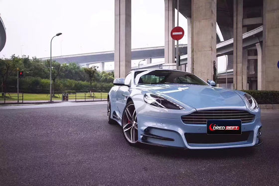 Nuevo producto para el kit de carrocería DB9 de Aston Martin DB9 Modernizado estilo MSY delantero y trasero Baquete lateral Falda de fibra de carbono
