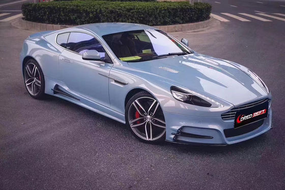 Nuevo producto para el kit de carrocería DB9 de Aston Martin DB9 Modernizado estilo MSY delantero y trasero Baquete lateral Falda de fibra de carbono