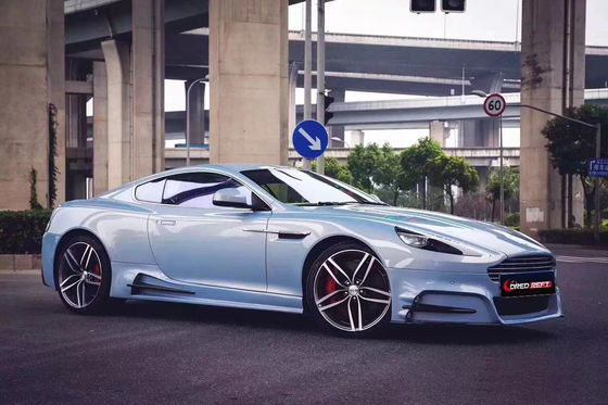 Nuevo producto para el kit de carrocería DB9 de Aston Martin DB9 Modernizado estilo MSY delantero y trasero Baquete lateral Falda de fibra de carbono