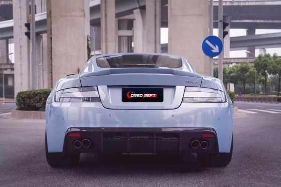 Nuevo producto para el kit de carrocería DB9 de Aston Martin DB9 Modernizado estilo MSY delantero y trasero Baquete lateral Falda de fibra de carbono