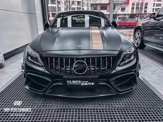 Repuestos de automóviles para Mercedes C63 C63S Coupé Kit de carrocería C63 C63S Coupé Modernizado IMP Estilo delantero y trasero Bumper Spoiler Body Kit