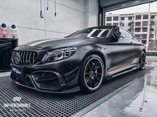 Repuestos de automóviles para Mercedes C63 C63S Coupé Kit de carrocería C63 C63S Coupé Modernizado IMP Estilo delantero y trasero Bumper Spoiler Body Kit