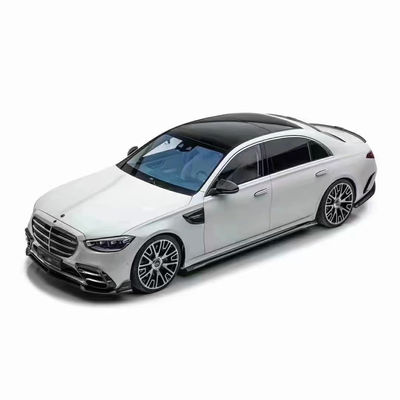 Para Mercedes W223 Kit de carrocería W223 S450L S500 S580 Kit de carrocería de fibra de carbono W223 Modernizado estilo MSY Kit de carrocería de fibra de carbono