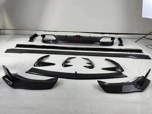Para Mercedes W223 Kit de carrocería W223 S450L S500 S580 Kit de carrocería de fibra de carbono W223 Modernizado estilo MSY Kit de carrocería de fibra de carbono