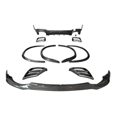 Para Mercedes-Benz GLC63 Kit de cuerpo de fibra de carbono GLC63 Upgraded Bs Style Fibra de carbono delantera del difundidor de labios