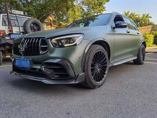 Para Mercedes-Benz GLC63 Kit de cuerpo de fibra de carbono GLC63 Upgraded Bs Style Fibra de carbono delantera del difundidor de labios