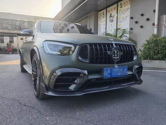 Para Mercedes-Benz GLC63 Kit de cuerpo de fibra de carbono GLC63 Upgraded Bs Style Fibra de carbono delantera del difundidor de labios