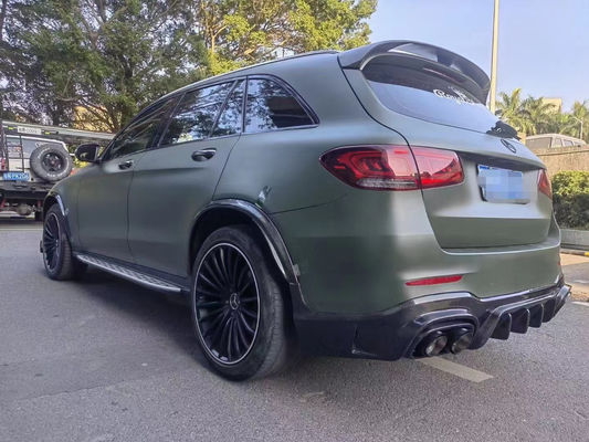 Para Mercedes-Benz GLC63 Kit de cuerpo de fibra de carbono GLC63 Upgraded Bs Style Fibra de carbono delantera del difundidor de labios