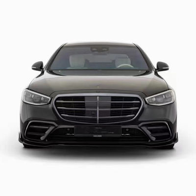 Para Mercedes Clase S W223 S400 S450 Kit de carrocería de fibra de carbono W223 Maybach Modernizado BUS estilo delantero