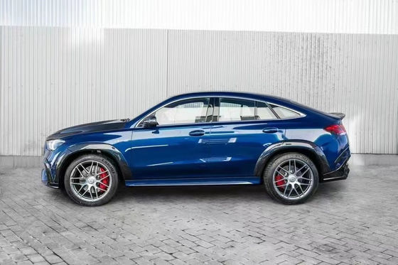 Para Mercedes-Benz GLE COUPE Kit de cuerpo de fibra de carbono GLE COUPE actualizaciones de estilo superior Fibra de carbono delantera de labio difusor widebody Kit