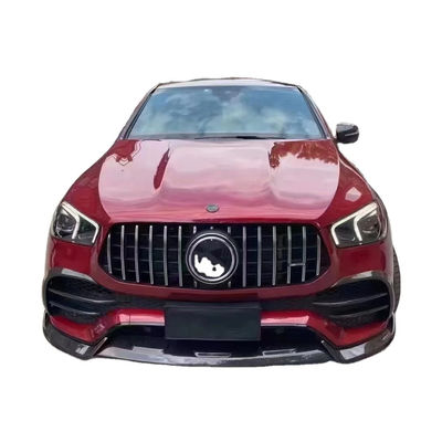 Para el Mercedes-Benz GLE Coupé Kit de cuerpo de fibra de carbono GLE Coupé MSY estilo de fibra de carbono delantero del difundidor de labios