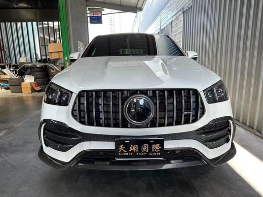Para el Mercedes-Benz GLE Coupé Kit de cuerpo de fibra de carbono GLE Coupé MSY estilo de fibra de carbono delantero del difundidor de labios