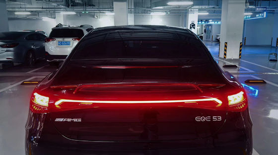 Para Mercedes-Benz EQE Spoiler de fibra de carbono EQE mejora el ala de cola de spoiler de fibra de carbono de estilo BS