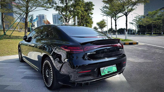 Para Mercedes-Benz EQE Spoiler de fibra de carbono EQE mejora el ala de cola de spoiler de fibra de carbono de estilo BS