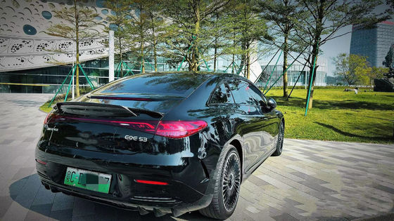 Para Mercedes-Benz EQE Spoiler de fibra de carbono EQE mejora el ala de cola de spoiler de fibra de carbono de estilo BS