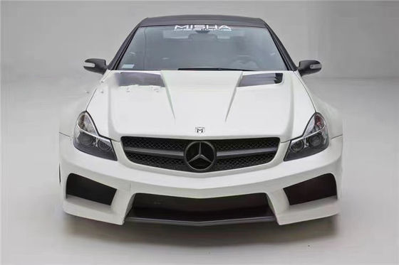 Para Mercedes SL R230 Kit de cuerpo ancho SL R230 Kit de cuerpo ancho mejorado estilo Misha delantero y trasero