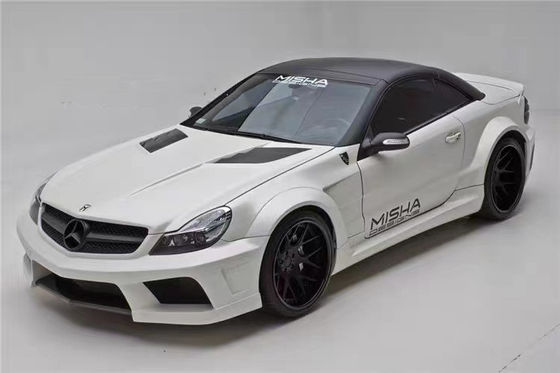 Para Mercedes SL R230 Kit de cuerpo ancho SL R230 Kit de cuerpo ancho mejorado estilo Misha delantero y trasero